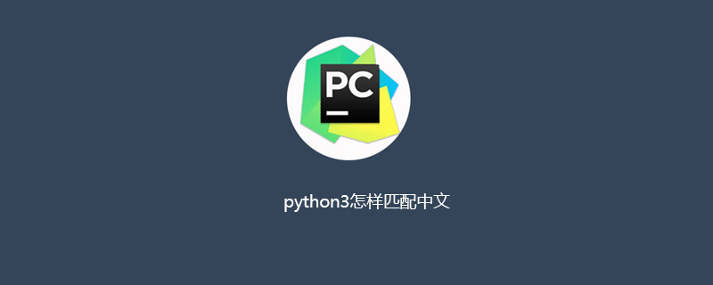 python3怎样匹配中文