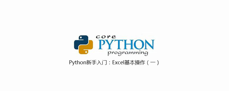 Python新手入门：Excel基本操作（一）